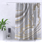 Штора для ванной Marble 153 180х200 см, с утяжелителем